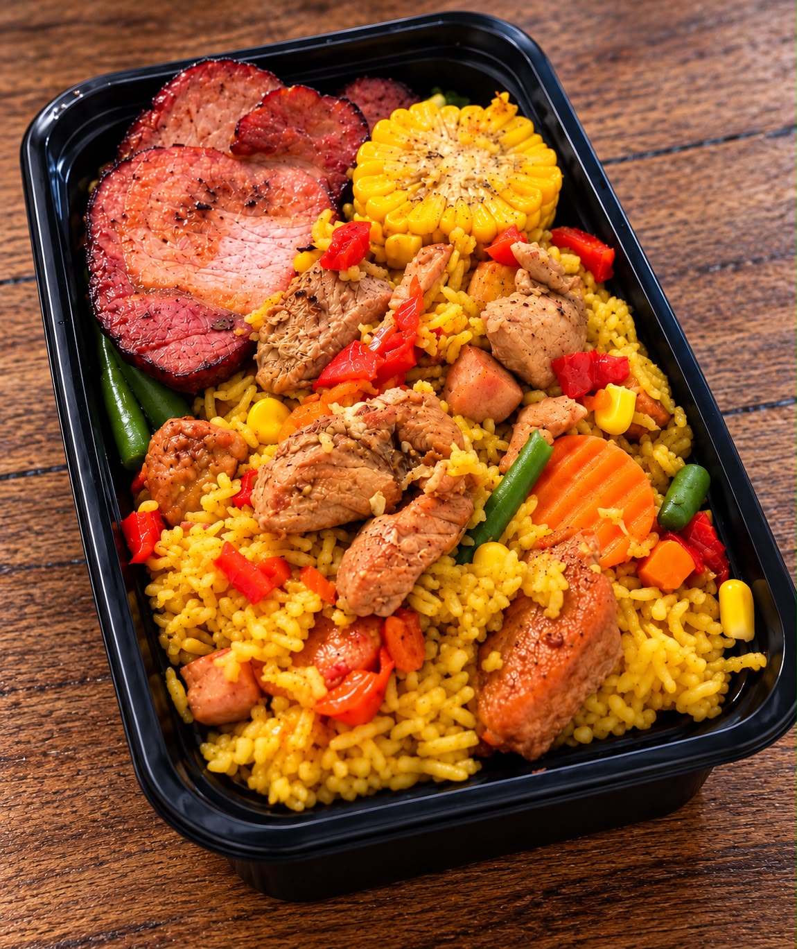 Arroz mixto casero